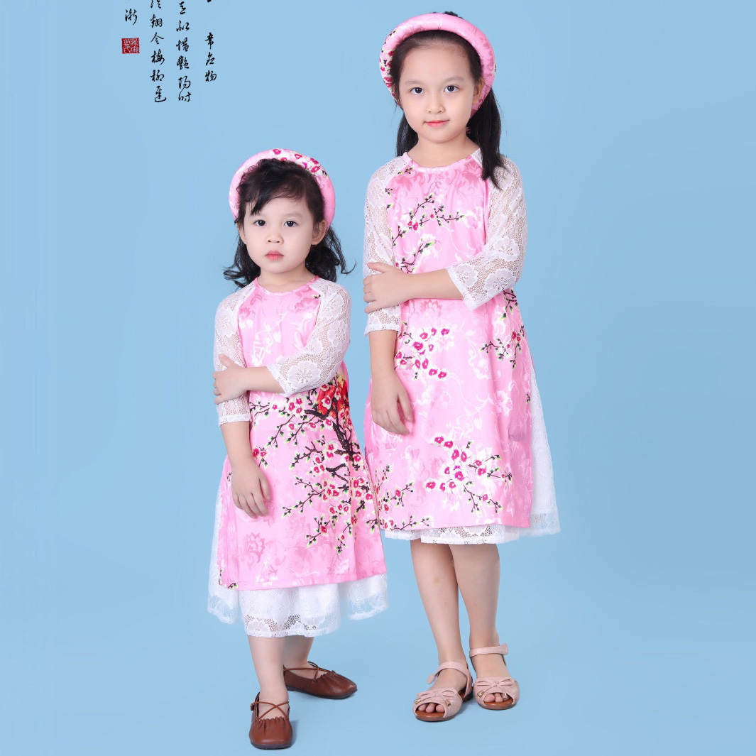 Quần lụa áo dài bé gái LK  LOVEKIDSVN  Vietnamese Children Clothing  Brands